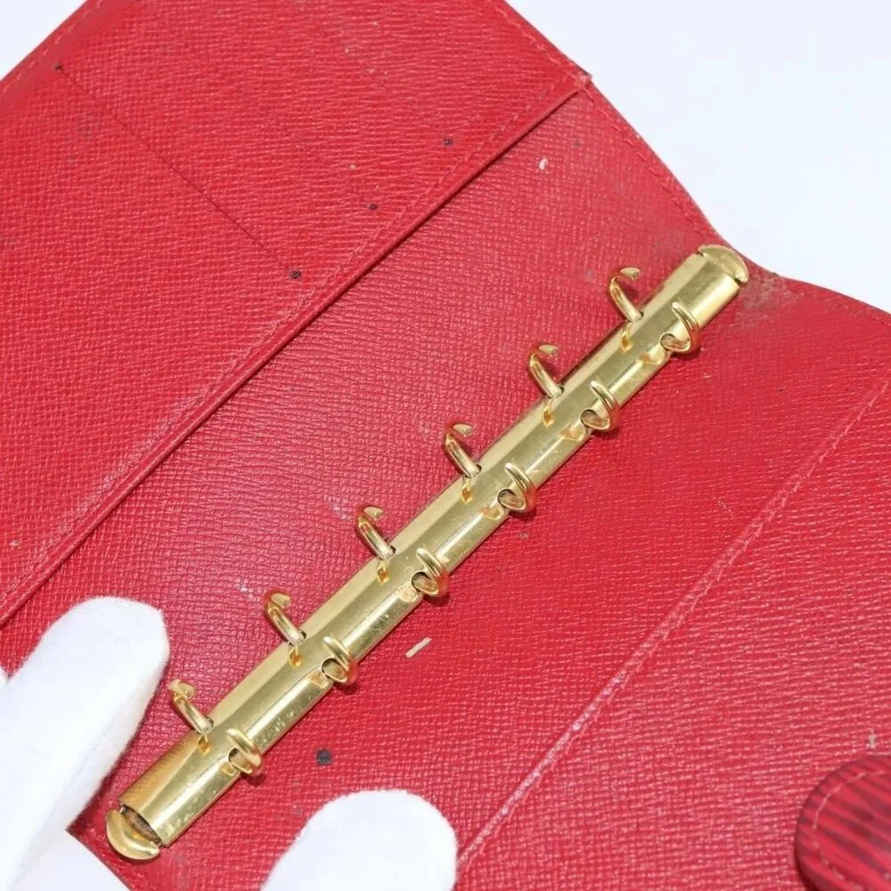 LOUIS VUITTON Epi Agenda PM Day Planner Cover Red